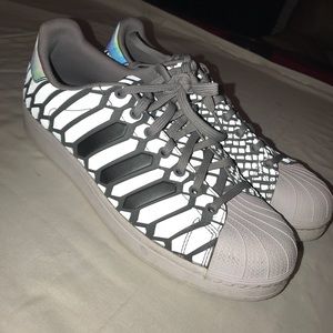 Mens adidas superstars rare color-way size 11